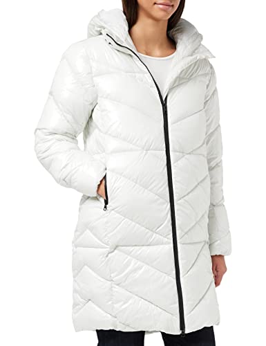 Calvin Klein Ukośna kołdra długi płaszcz Wyściełane płaszcze Kobiety, Szary szare, S