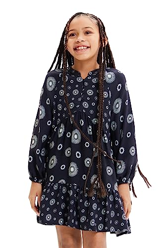 Desigual Dziewczęca sukienka casualowa, czarny, 10 Lata