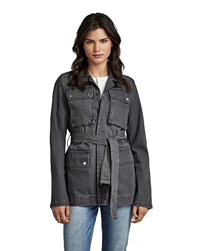 G-STAR RAW Damska kurtka dżinsowa w stylu lat 70., szara (Faded Blade D304-C778), XL, szary (Faded Blade D304-c778), XL