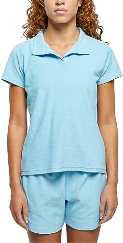 Urban Classics Damska koszulka polo damska Towel Polo Tee Balticblue XL, Balticblue, XL