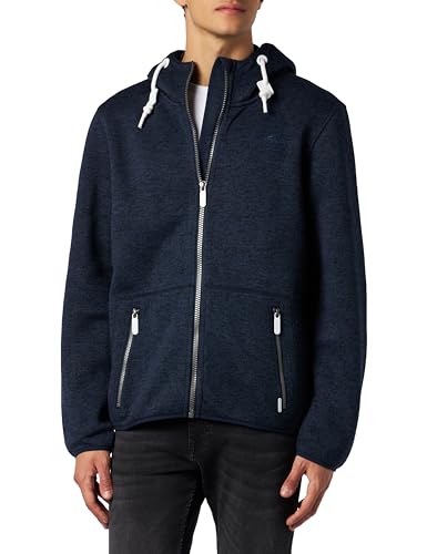 Colina Męska kurtka polarowa Altiplano, granatowy melanż, S