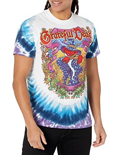 Liquid Blue T-shirt męski, Barwnik do krawata, XL