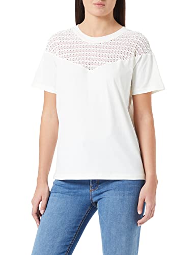 Sisley Damska koszulka 3AIRL1020, Bianco 10R, XS