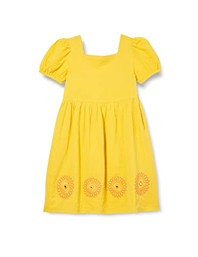 Desigual Sukienka dziewczęca Vest_Lara Casual, żółty, 13-14 Lat