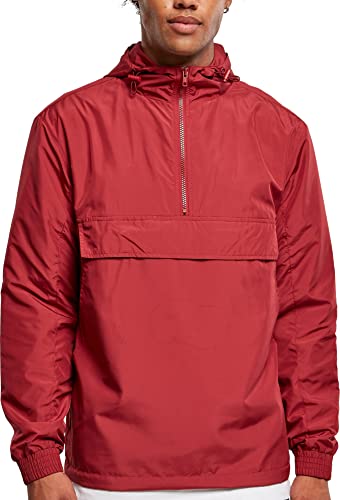 Urban Classics Basic Pull Over Jacket Kurtka Mężczyźni , Cegła czerwona , L