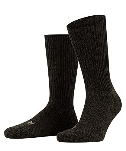 FALKE Uniseks Skarpety Walkie Ergo U SO Wełna Merynosa jednokolorowe 1 Para, Brązowy (Dark Brown 5450), 44-45