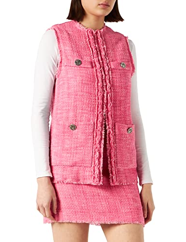 Pinko Damska kamizelka Grottaglie Matte Maltin Coat, P47_ROSA ROVENTE, 38