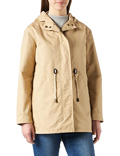 Springfield Damska kurtka Chaqueta Parka Con Chaleco, beżowy (beżowy/wielbłądowy)., M