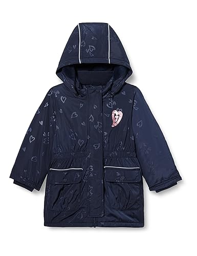 s.Oliver Dziewczęcy płaszcz outdoorowy, niebieski, 92 cm