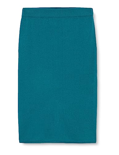 Sidona Damska spódnica midi z dzianiny 10430501, petrol, S, Petrol, S