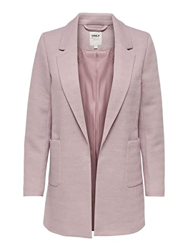 ONLY Onlbaker-Linea L/S Coatigan Cc PNT płaszcz damski, Bez czarny/detal: biały melanż, S