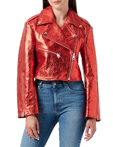 Just Cavalli Damski płaszcz groszkowy Kaban, 306 Mars Red, 38