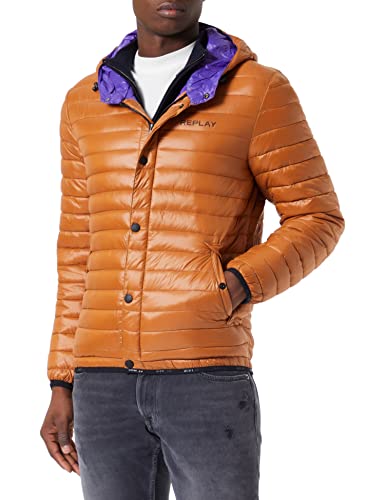 Replay Kurtka męska, 441 Woody Brown, S