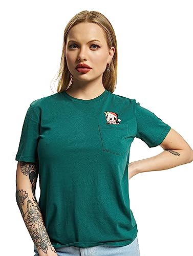 ONLY Onldisney S/S Christmas Box JRS koszulka damska, Evergreen/Print: Mickey, S