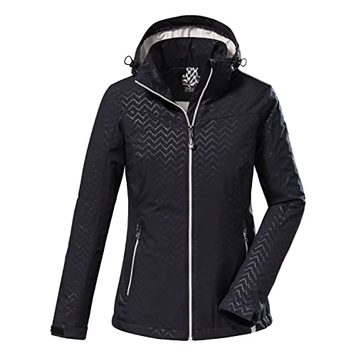 Killtec Damska kurtka softshell z odpinanym kapturem KOS 176 WMN SFTSHLL JCKT, granatowa, 46, 38390-000