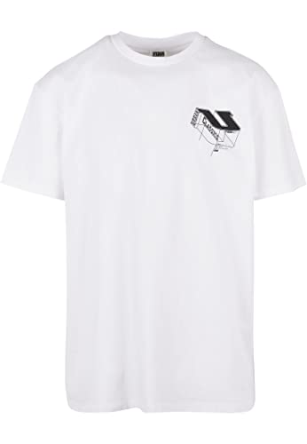 Urban Classics Męski t-shirt Organic Constructed Tee, biały, M, biały, M