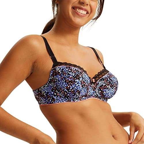 Bestform - Sydney Java Bardzo wygodny biustonosz z mikrofibry, Niebieski, 80F