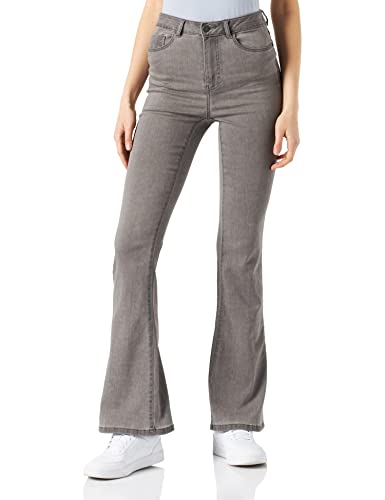 Noisy may Jeansy damskie ze stretchem, Jasnoszary denim, 31W / 34L