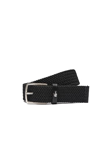 Lacoste RC4074 Pasek, czarny, 110 męski, czarny