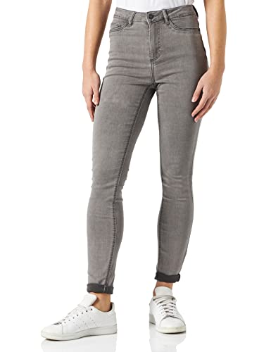 Noisy may Damskie spodnie jeansowe, Jasnoszary denim, 27W / 34L
