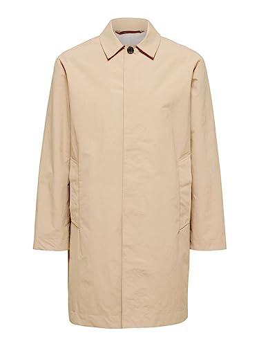 SELETED HOMME Męski płaszcz Slhdalton Mac Coat W Noos, Incense, L
