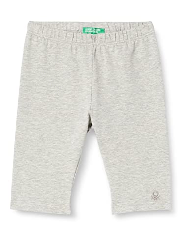 United Colors of Benetton Dziewczęce modelujące legginsy, Grigio Melange Medio 501, 90 cm