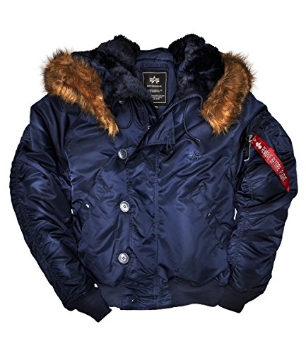Alpha Industries Męska kurtka zimowa N2B, niebieski, XS