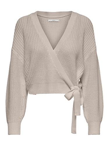 ONLY Damski sweter z dzianiny, Kamie? Pumeksowy, XS