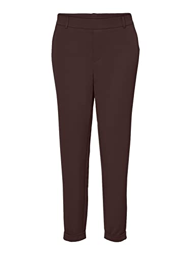 VERO MODA Vmmaya Mr Loose Solid Pant Noos spodnie damskie, Coffee Bean, (XS) W / 34L
