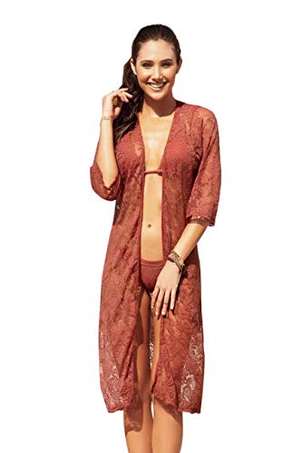Mapale Damski strój kąpielowy Kimono Cover Up