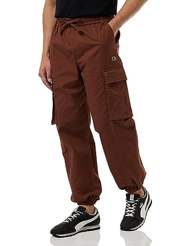 Champion Rochester 1919 Rochester Pant Woven Ribstop Cargo Spodnie dresowe, Czarny, L męskie FW23, Nero, L