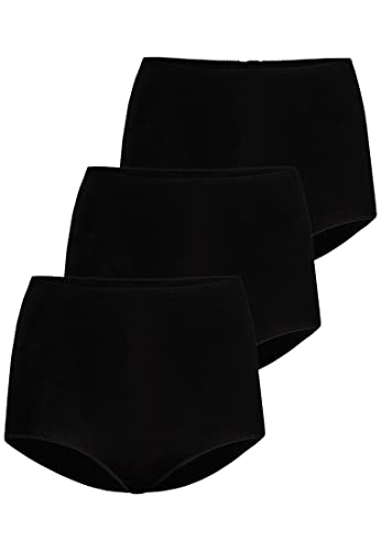 Teyli Wielopak (3 w zestawie) Bielizna Majtki Damskie - Figi Koronkowe - Figi Przezroczyste z Siateczki Czarne M