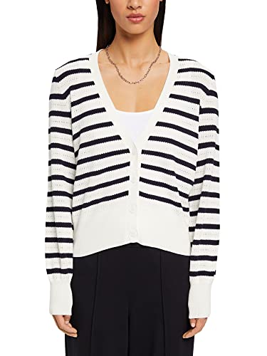 edc by Esprit Kardigan w paski, Off White, M