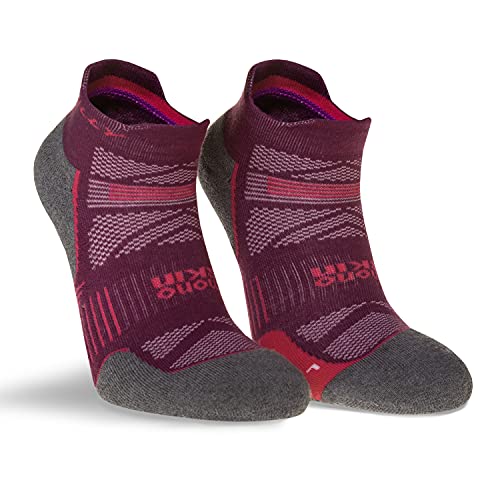 Hilly Skarpety, Wms Supreme - Socklet - Med Cushioning, Elderberry/Grey Marl M