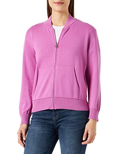 United Colors of Benetton Damski koreański dżersej, M/L 1294d500s, kardigan, różowy, 0k9, XS, Różowy 0k9, XS
