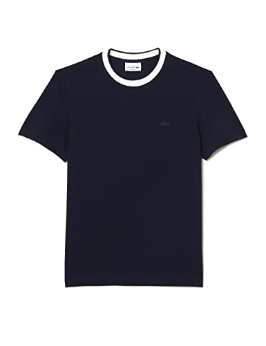 Lacoste Koszulka męska Regular Fit, Granatowy/Flour, S
