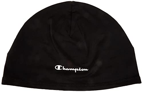 Champion Unisex_dorośli akcesoria sportowe czapka termiczna, czarna, jeden rozmiar