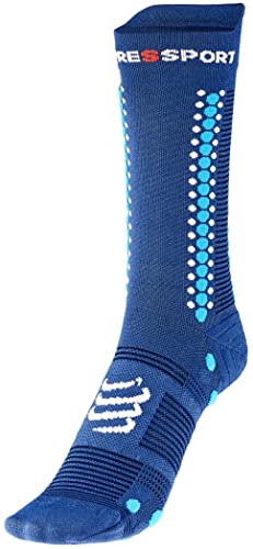 COMPRESSPORT Skarpety Unisex Dorosły, Sodalite/Blue Fluo, 42-44 EU