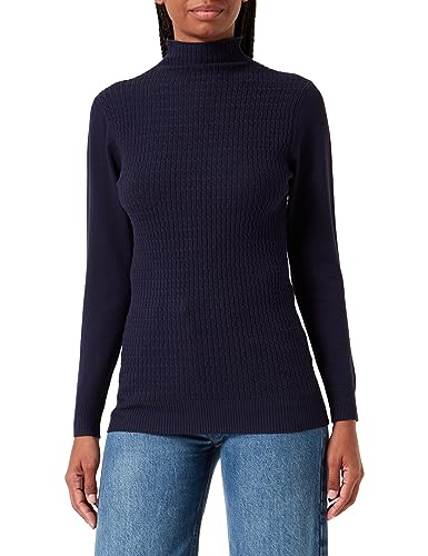 TILDEN Damski sweter z golfem 39431291, granatowy, M/L, morski, M-L