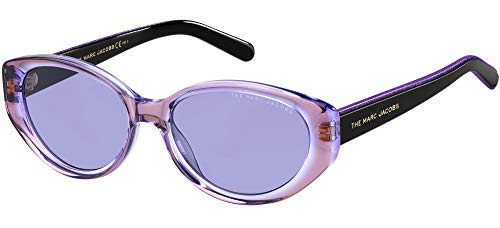 Marc Jacobs Marc 460/S Okulary, Fioletowy Czarny, 55 Unisex, Fioletowy Czarny, 55