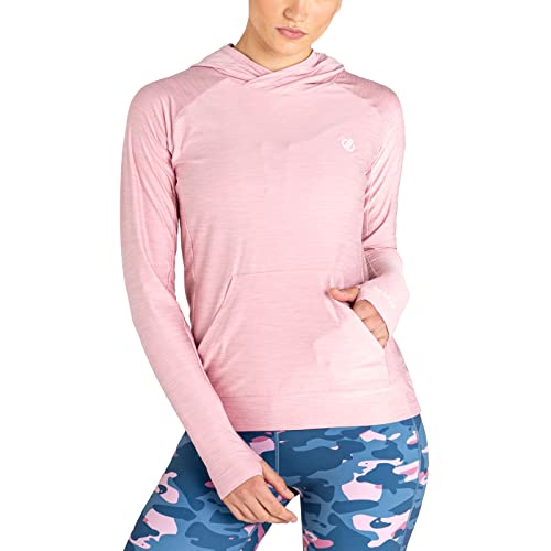 Dare 2b Damska bluza z kapturem Sprint CTY, Puder różowy, 44