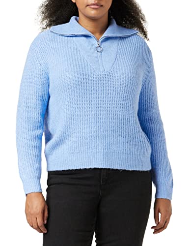 ONLY Damski sweter z dzianiny z wysokim dekoltem, Allure/Szczegóły: melanż, L