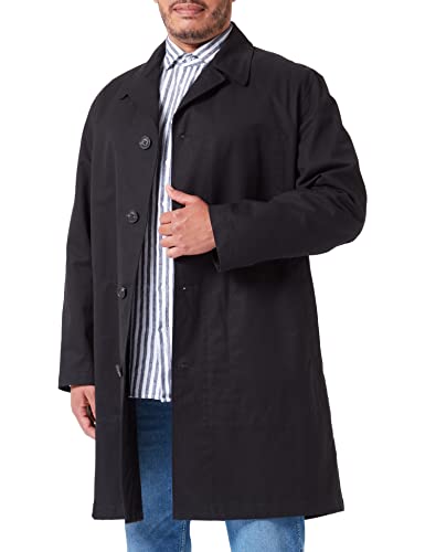 HUGO Płaszcz męski, Czarny 1, XL