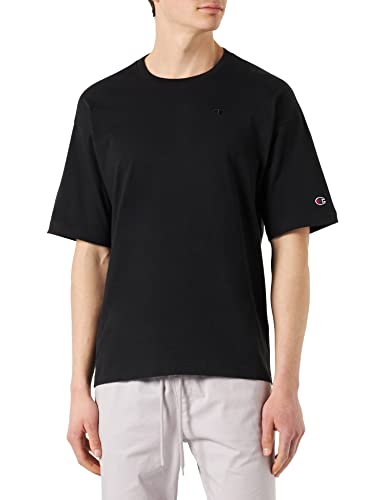 Champion Męski t-shirt Rochester 1919 C-Logo T-Shape S-s, czarny, S, czarny, S