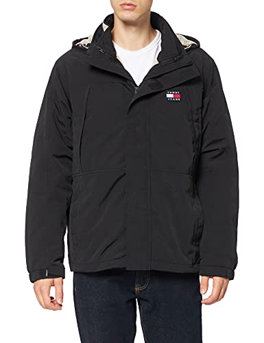 Tommy Jeans Parka męska Tju Three in One, Czarny, S