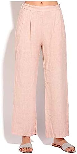 Bonateks, Długa sukienka bez rękawów z marszczonym dekoltem w serek, 100% len, rozmiar DE: 36 rozmiar US: S, biała - wyprodukowano we Włoszech, biały, 36