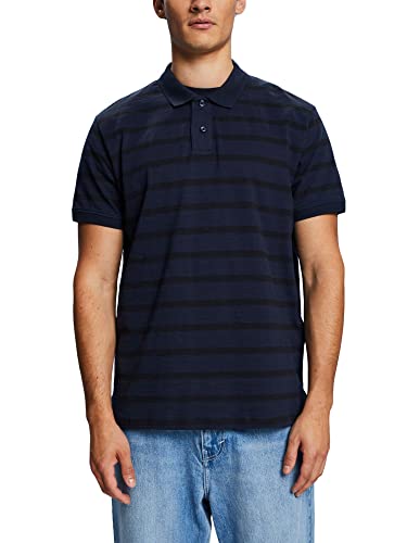 ESPRIT Męska koszulka polo 043EE2K310, 402/NAVY 3, XXL, 402/Navy 3, XXL