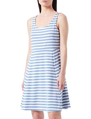 Vila Women's VITINNY Tank Dress/L SU minisukienka, English Manor/Stripes:White, S