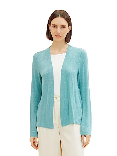 TOM TAILOR Damski kardigan Basic na lato, 10426 - Summer Teal, 3XL