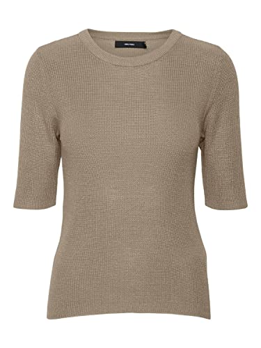 VERO MODA Sweter damski, silver mink, S